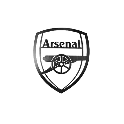 Football Wall Art – Metal Crests of Arsenal, Manchester United, Chelsea, Liverpool & more