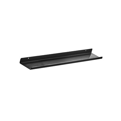 Matte Black Steel Shelving